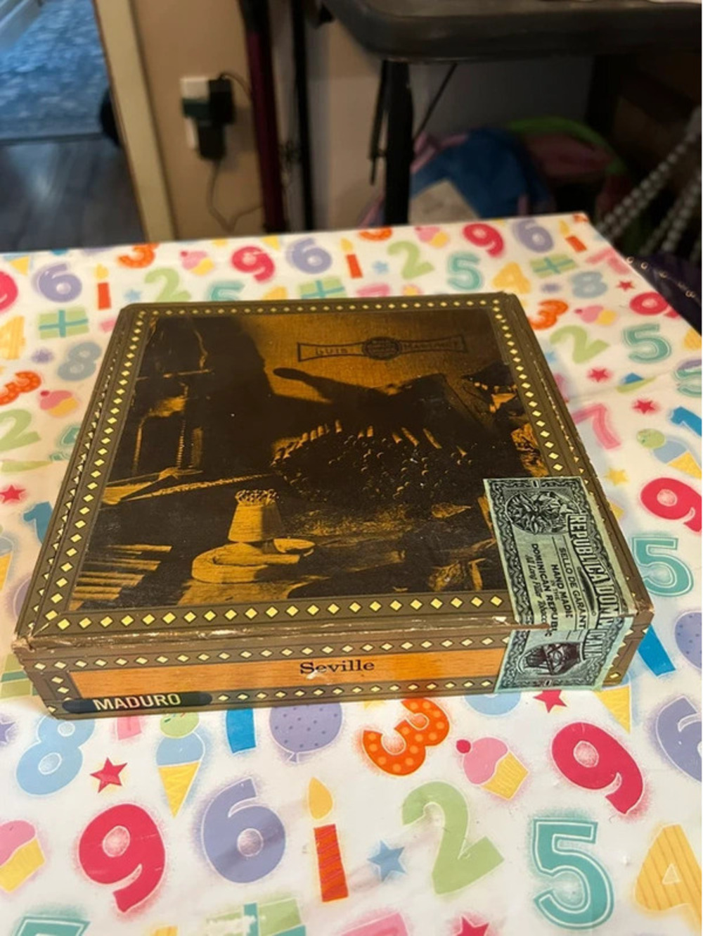 Luis Martinez cigar box